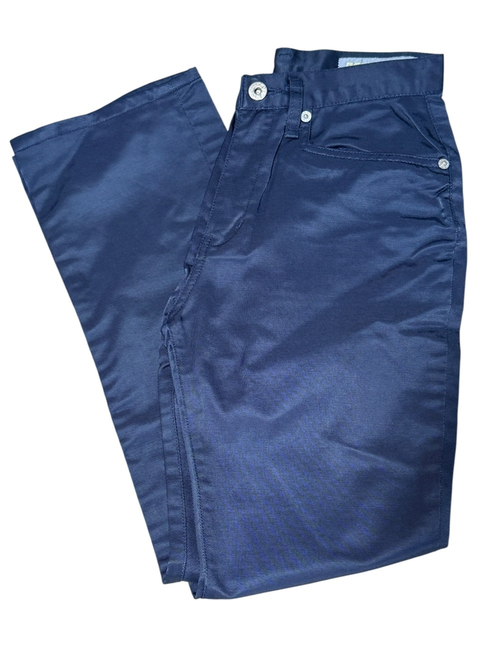 Vintage  Retro Zola Jeans Reflective Denim Pants – Dark Navy Blue | Size 02